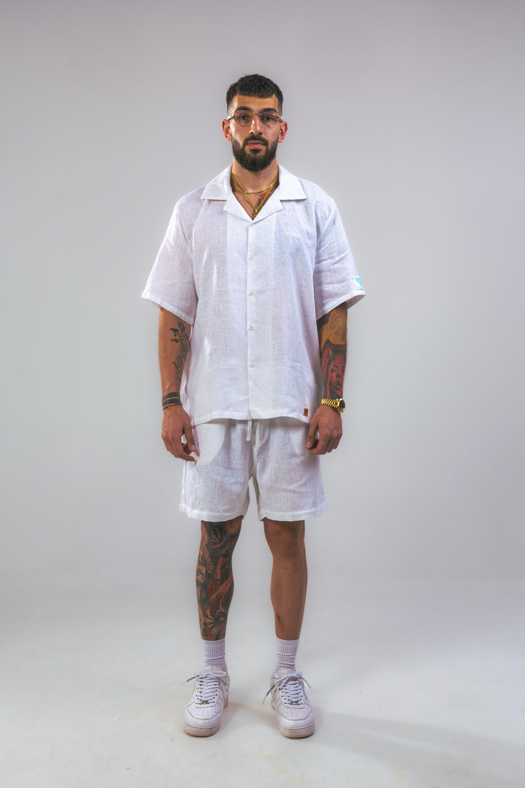 White Linen Summer Set