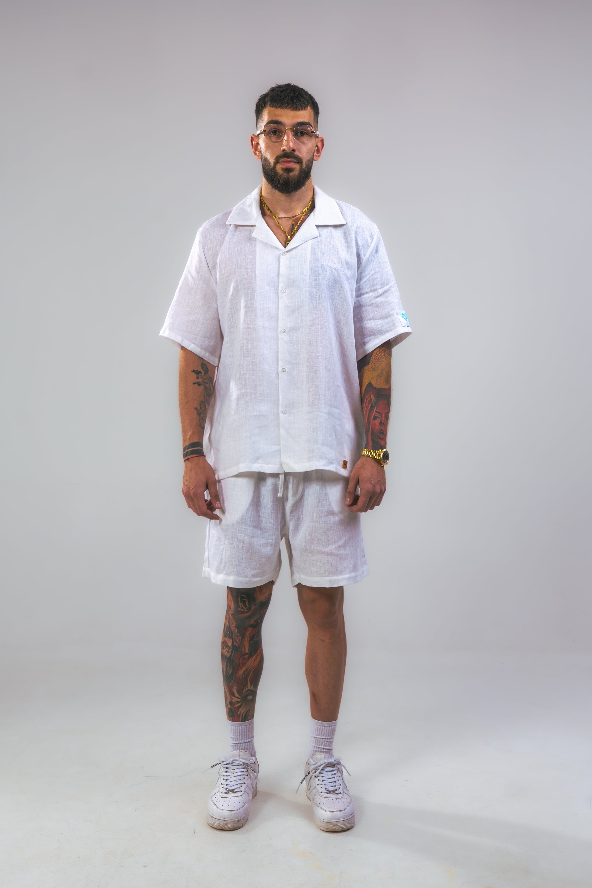 White Linen Summer Set