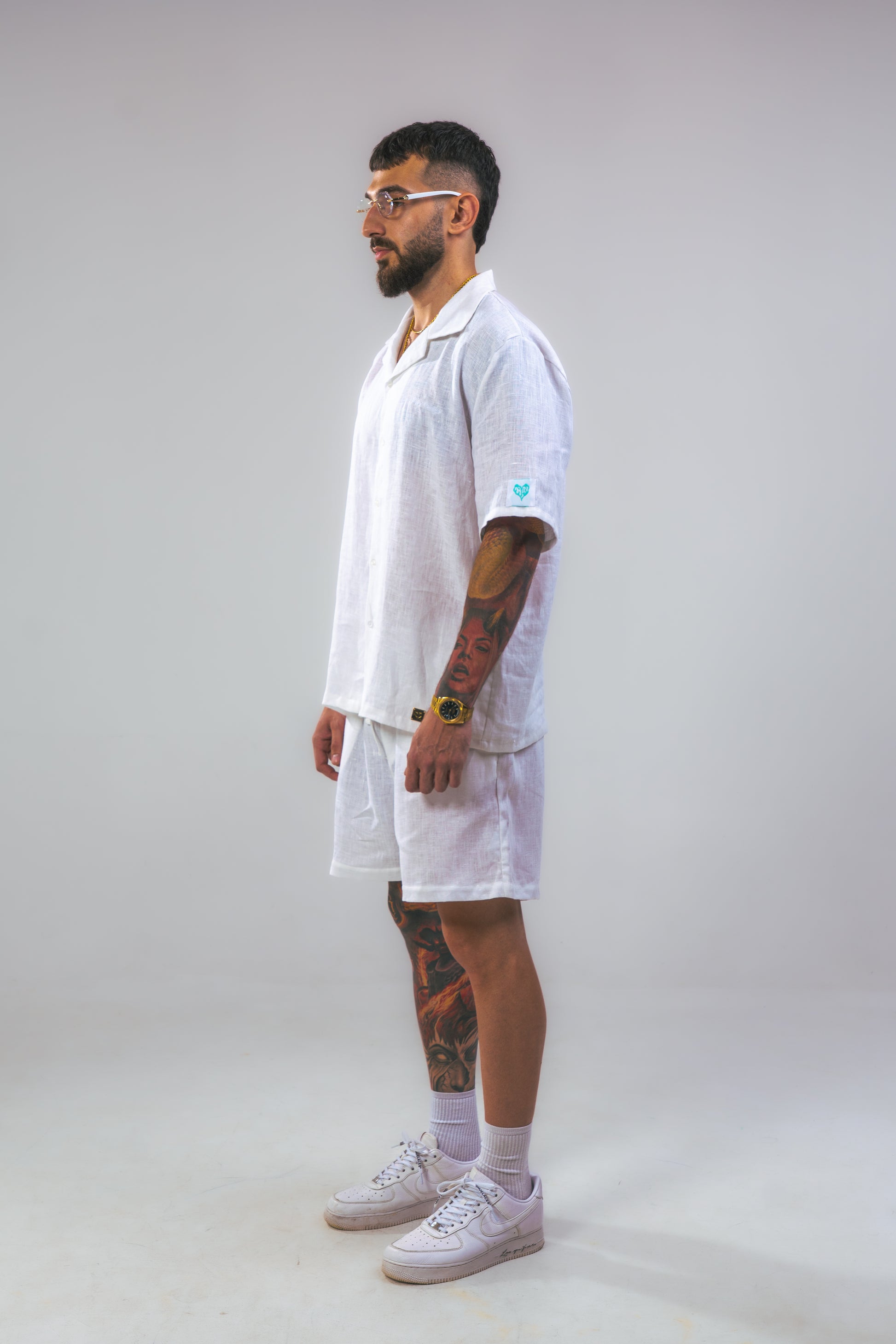 White Linen Summer Shirt
