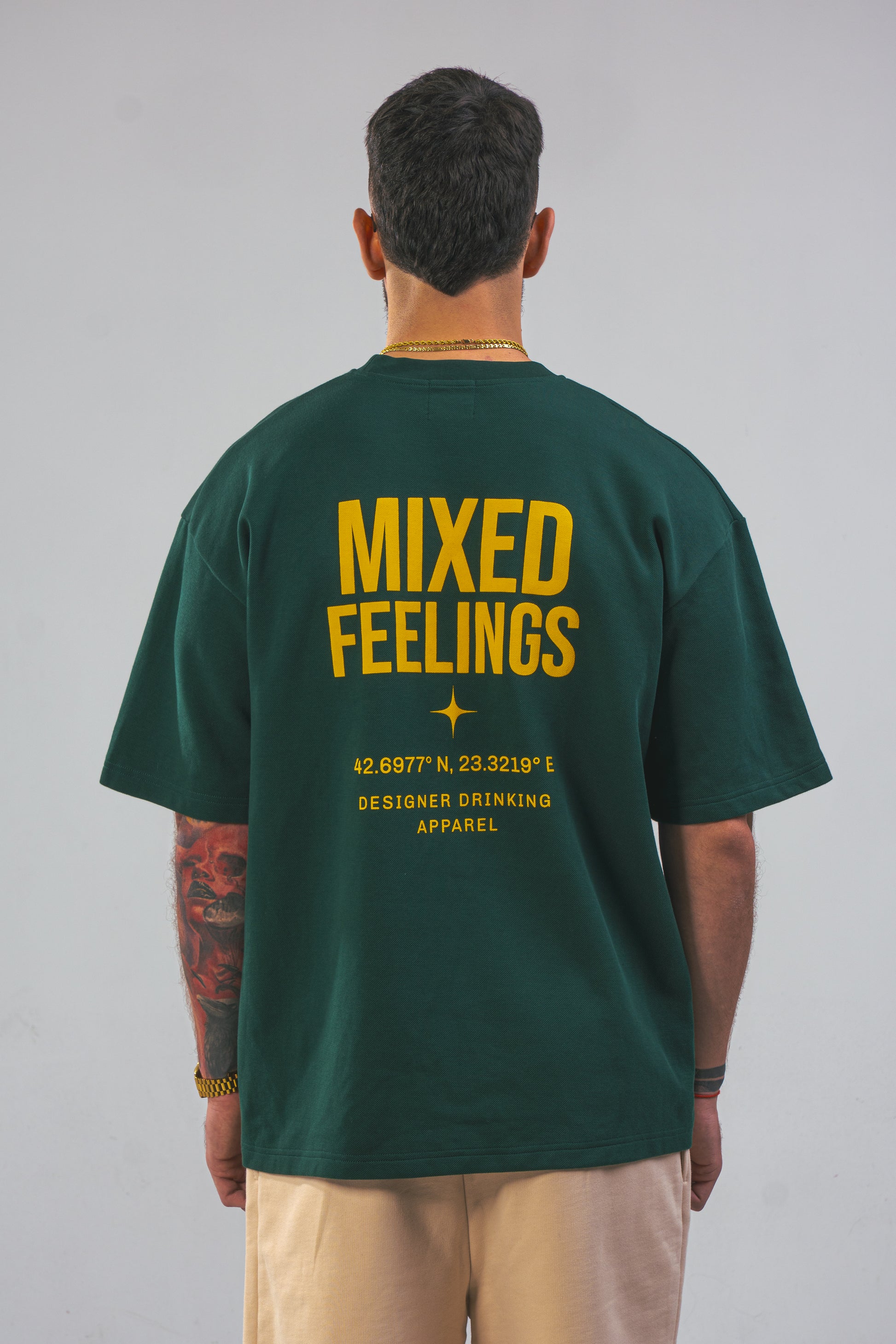 For Drinking Location Green T-Shirt