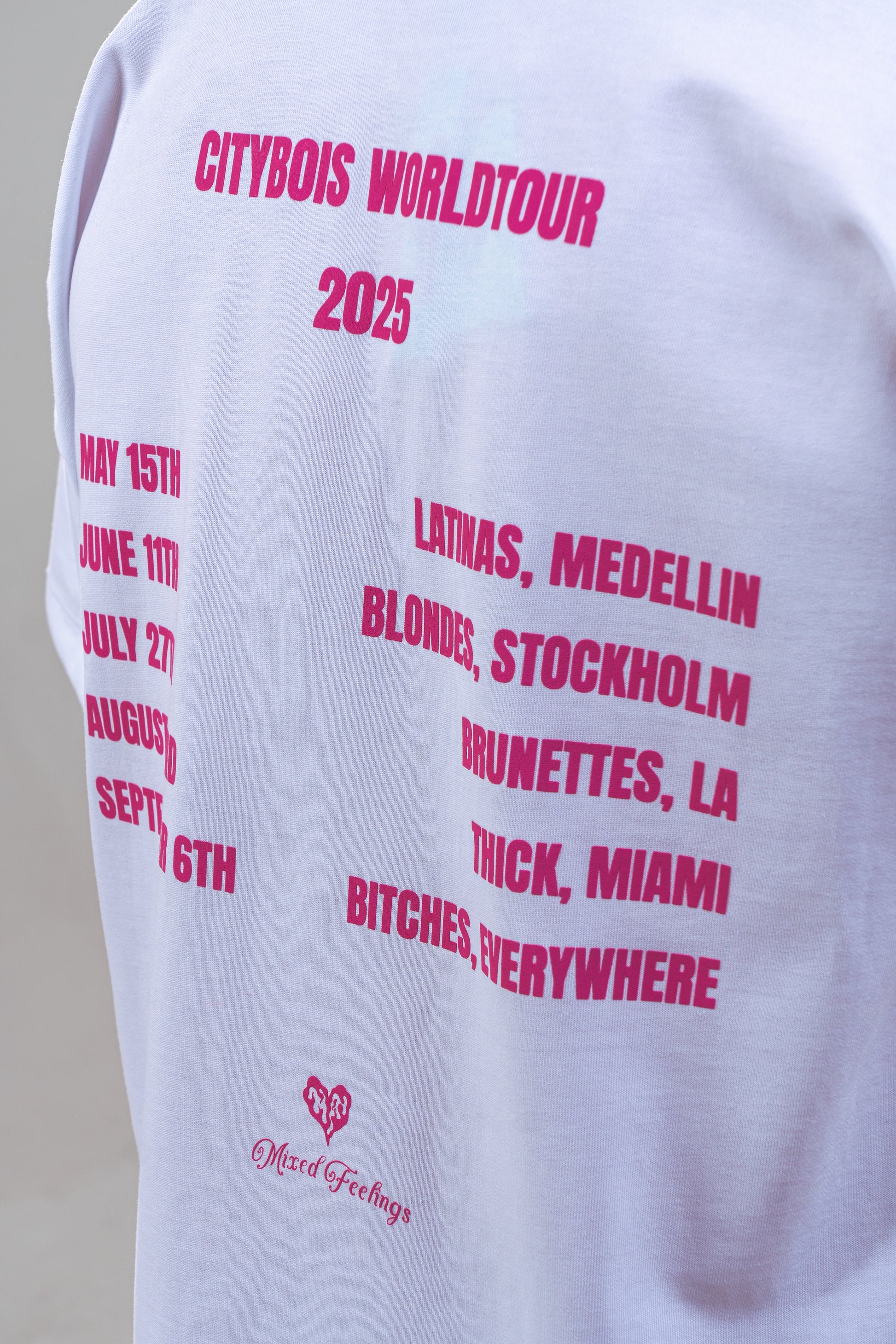 Citybois Worldtour 2025 White T-Shirt