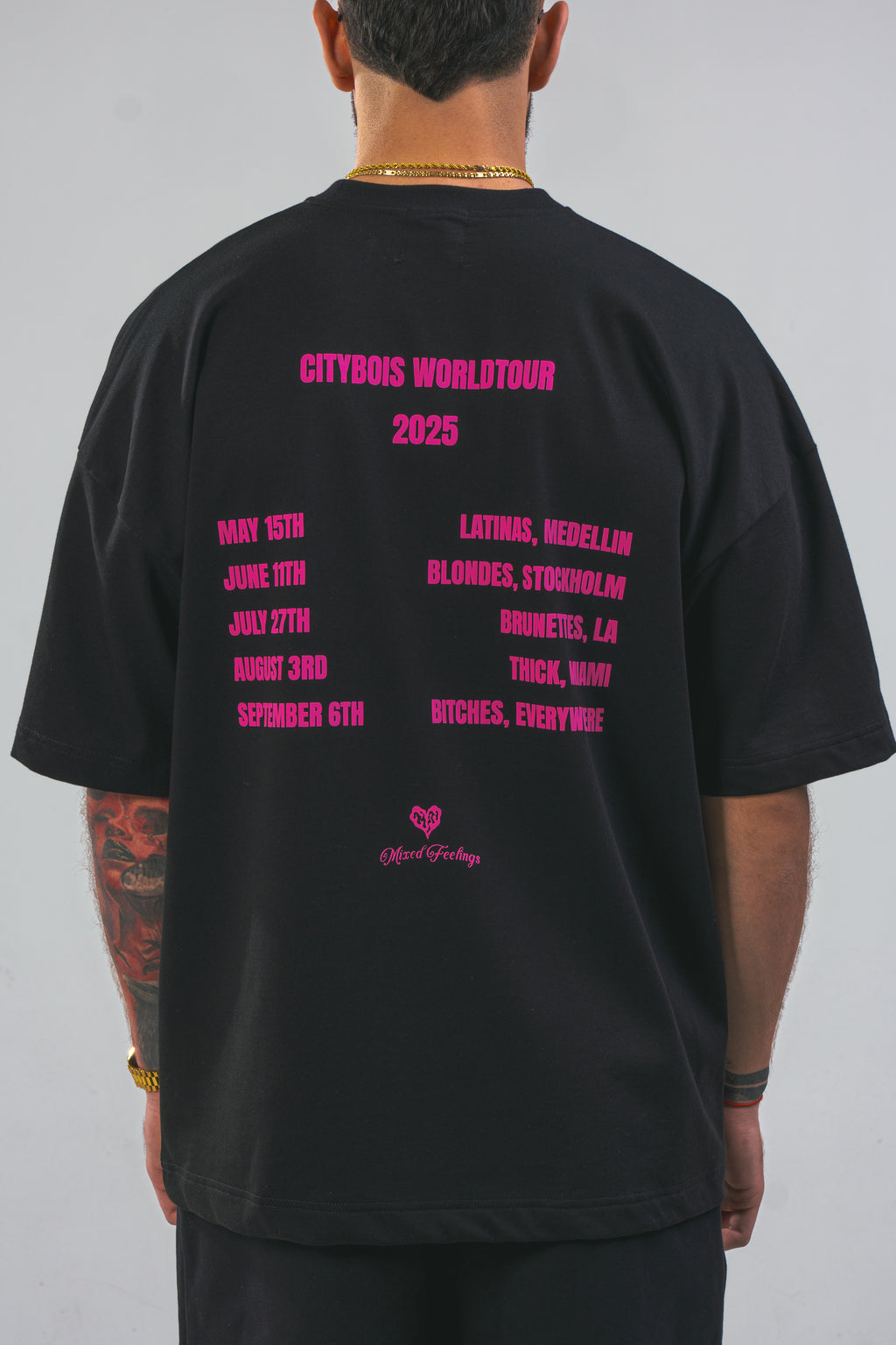 Citybois Worldtour 2025 Black T-Shirt