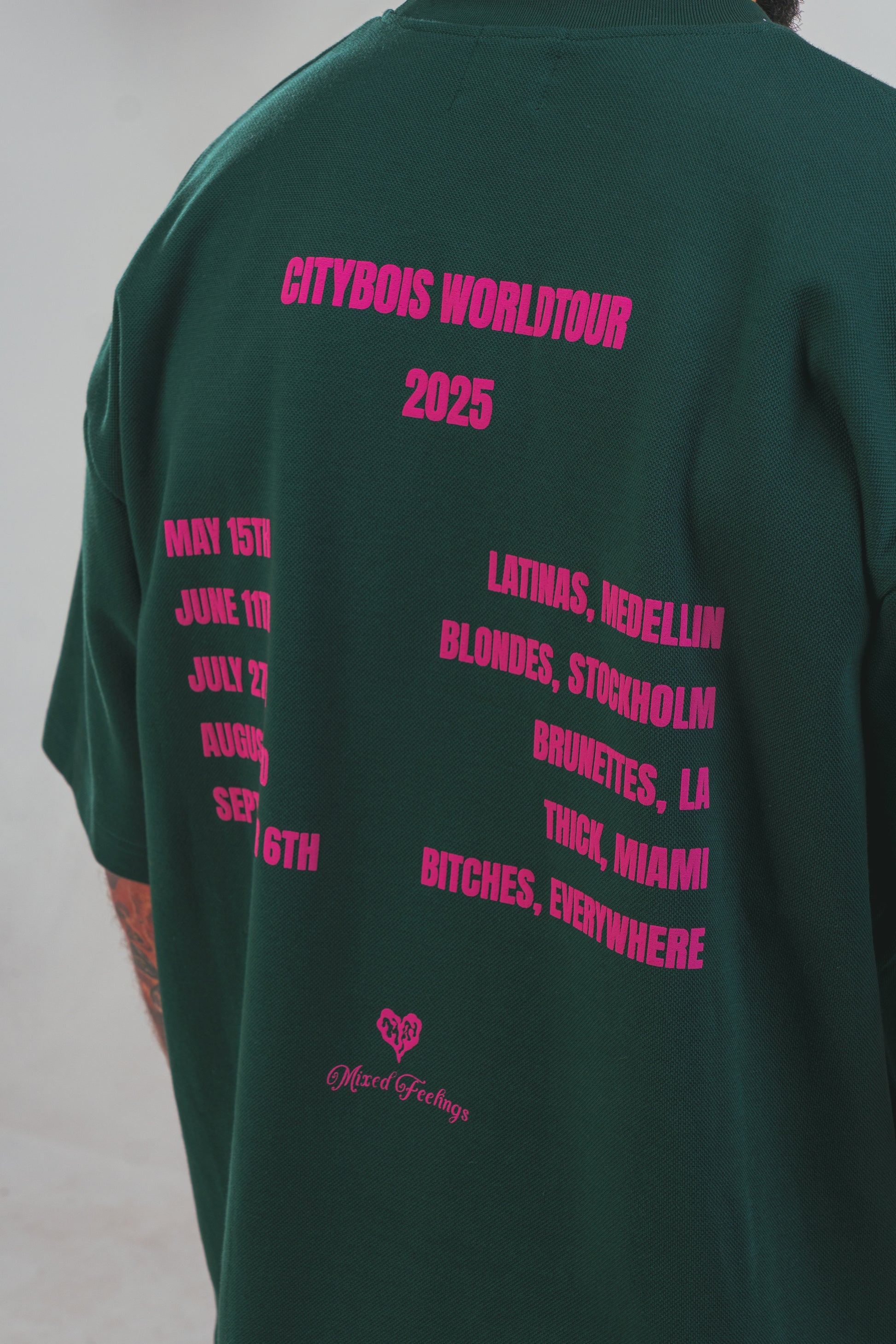 Citybois Worldtour 2025 Green T-shirt