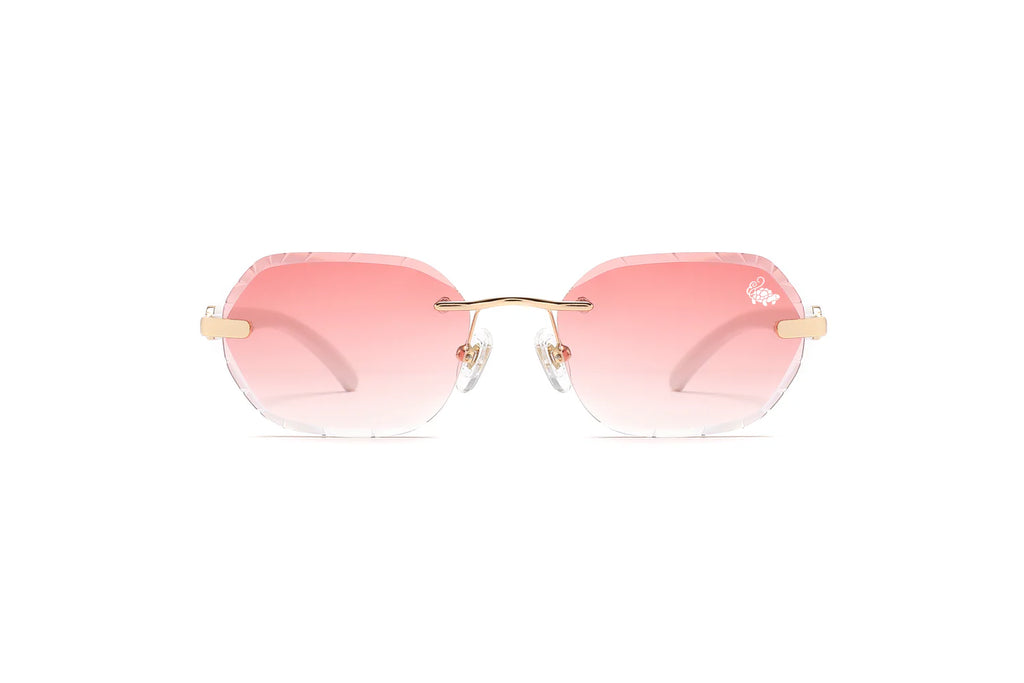 Diamond Cut Willow Burnt Red | White