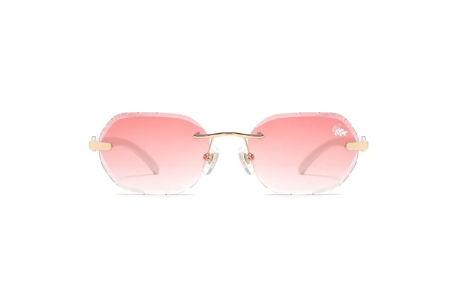 Diamond Cut Willow Burnt Red | White