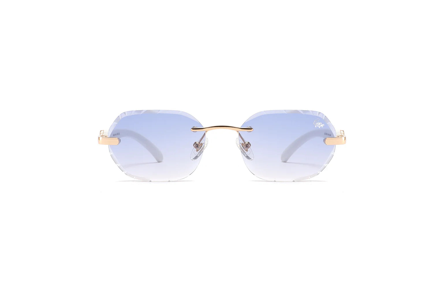 Diamond Cut Willow Blue | White
